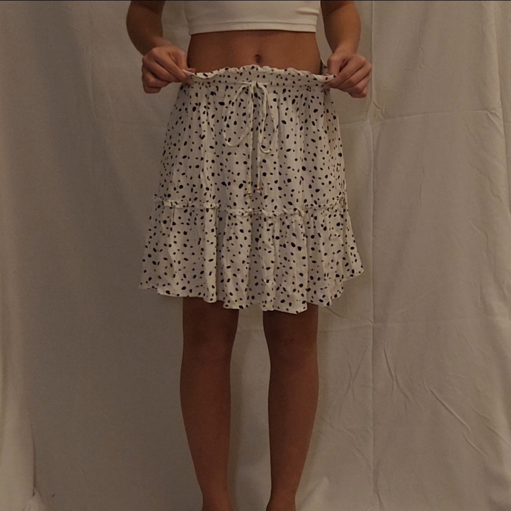 White & Black skirt